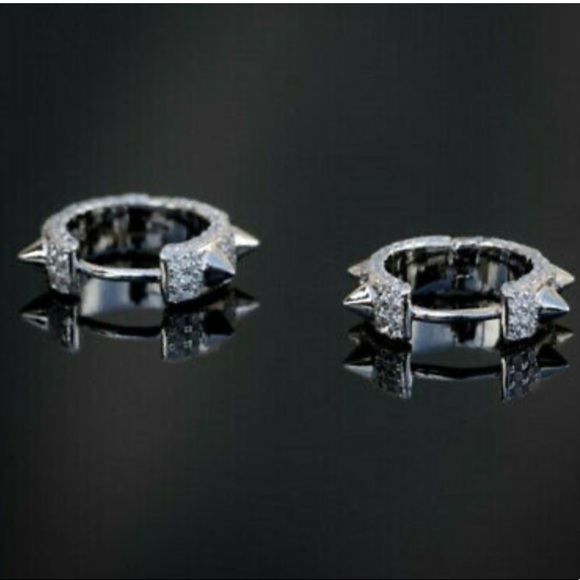 New Sterling silver Punk Earrings - Picture 2 of 5